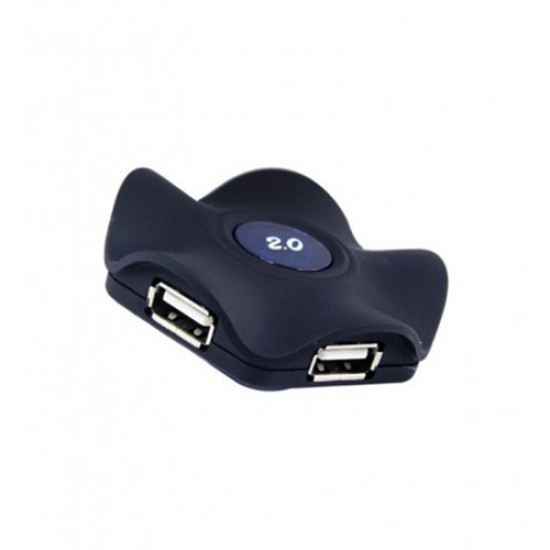 Havit USB Male to Quad USB Female Black Hub